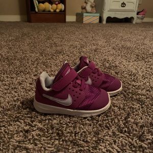 Purple toddler Nike’s